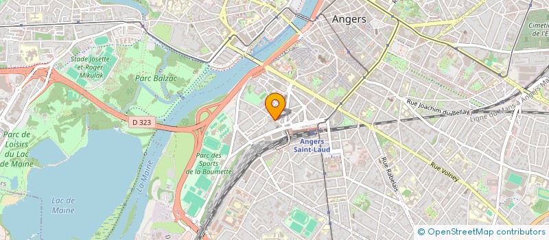 localisation de l'entreprise MONSIEUR LYSANDRE VOISIN à ANGERS