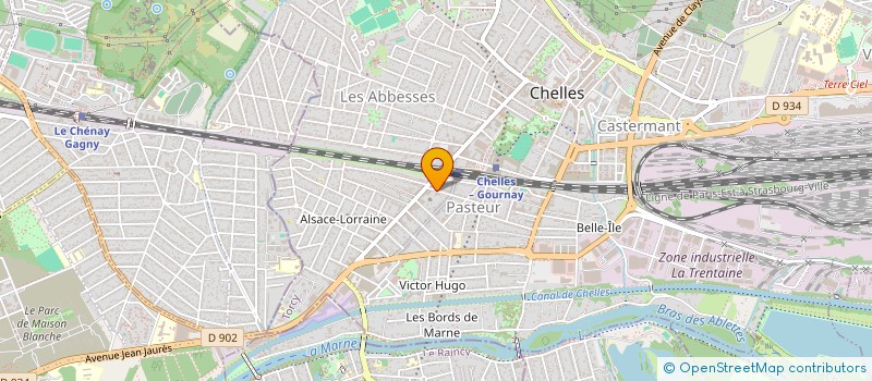 localisation de l'entreprise MONSIEUR LYUBOMYR KOSTYK  CHELLES