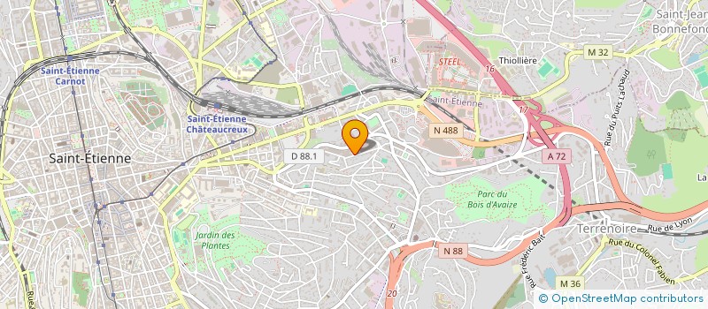 localisation de l'entreprise MONSIEUR LYUPCHO GRUYOSKI  SAINT-ETIENNE