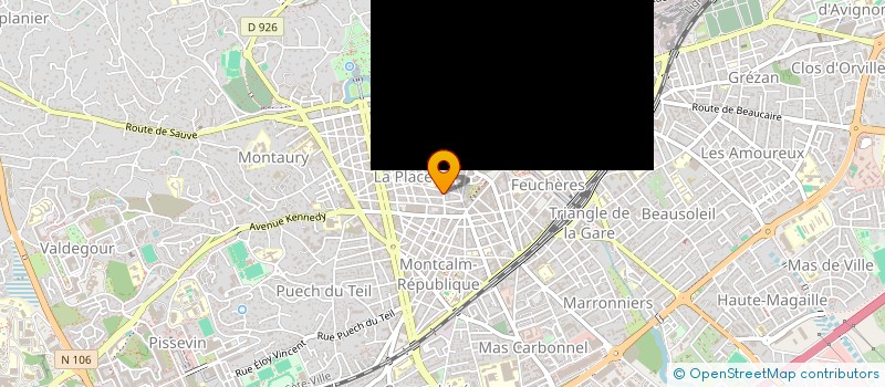 localisation de l'entreprise MONSIEUR LYVAN METELLA  NIMES