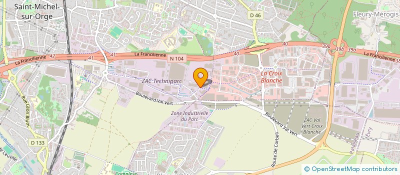 localisation de l'entreprise MONSIEUR LYVIO CLOVIS  SAINT-MICHEL-SUR-ORGE