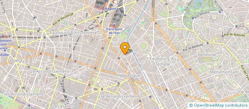 localisation de l'entreprise MONSIEUR M à PARIS
