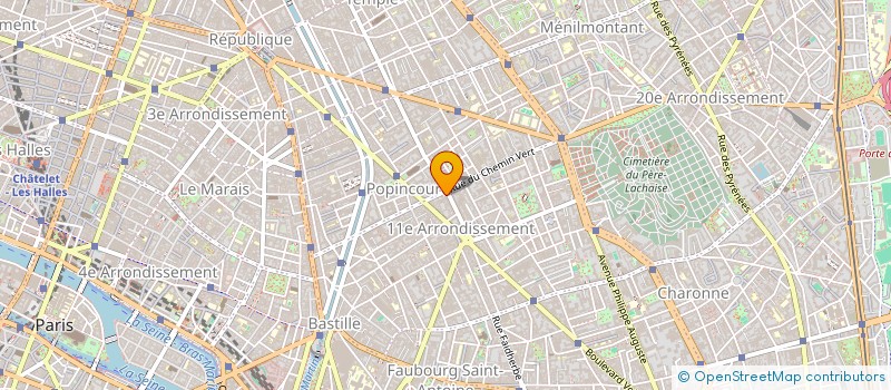 localisation de l'entreprise MONSIEUR M ABDERRAHMAN  PARIS