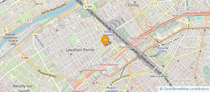 localisation de l'entreprise MONSIEUR M ARFICHE à LEVALLOIS-PERRET