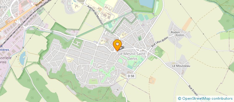 localisation de l'entreprise MONSIEUR M'BACKE SEYE à LE MESNIL-SAINT-DENIS