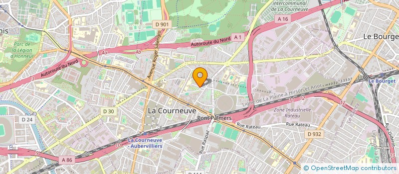 localisation de l'entreprise MONSIEUR M'BAREK AMGHAZ à LA COURNEUVE