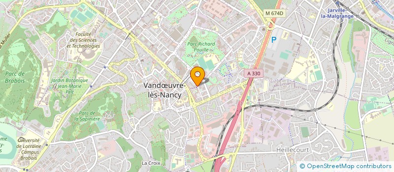 localisation de l'entreprise MONSIEUR M BAREK BAAZIZ  VANDUVRE-LES-NANCY