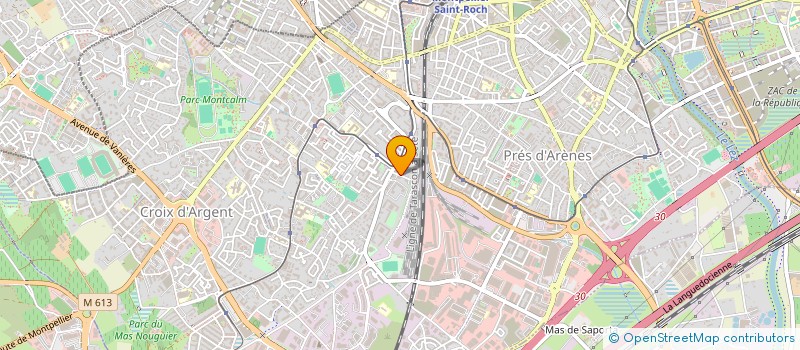 localisation de l'entreprise MONSIEUR M BAREK BEN KACEM à MONTPELLIER