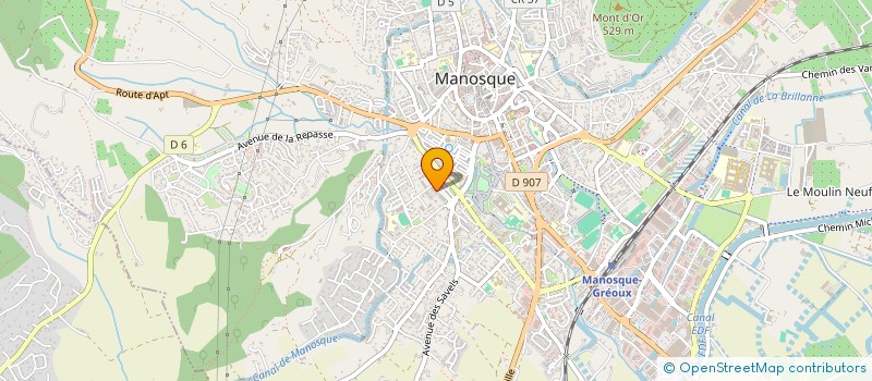 localisation de l'entreprise MONSIEUR M BAREK BEN KARTA OUAADOUCH  MANOSQUE