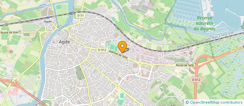 localisation de l'entreprise MONSIEUR M BAREK BENAMMI  AGDE