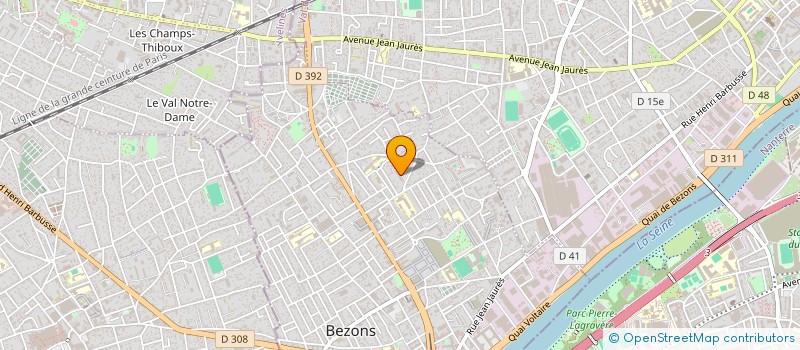 localisation de l'entreprise MONSIEUR M'BAREK BOUZAID  BEZONS