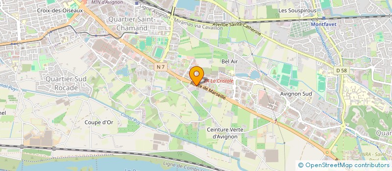 localisation de l'entreprise MONSIEUR M'BAREK EDDARKAOUI à AVIGNON