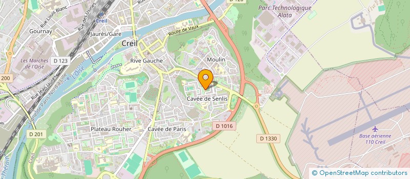 localisation de l'entreprise MONSIEUR M'BAREK MAKHLOUFI à CREIL