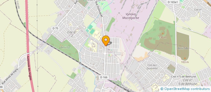 localisation de l'entreprise MONSIEUR M BAREK MALKI  MAZINGARBE