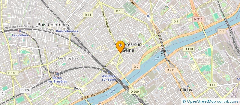 localisation de l'entreprise MONSIEUR M'BAREK OUAZZAN à ASNIERES-SUR-SEINE