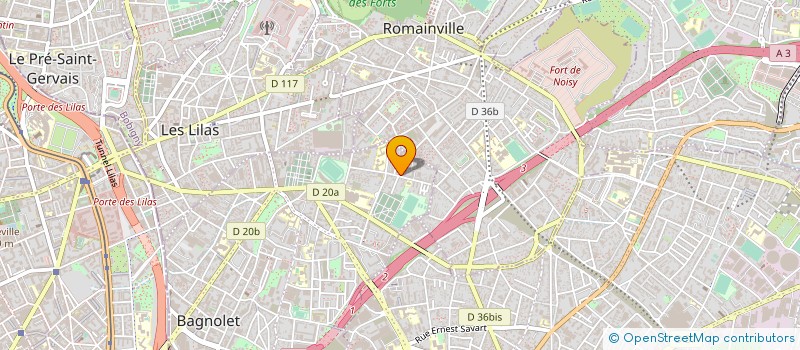 localisation de l'entreprise MONSIEUR M'BAREK SELMI à BAGNOLET