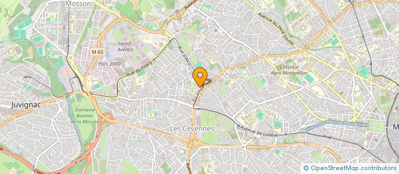 localisation de l'entreprise MONSIEUR M BAREK ZAGHLALI  MONTPELLIER