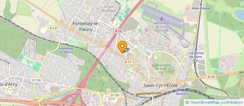 localisation de l'entreprise MONSIEUR M'BARK GOULAHIANE  SAINT-CYR-L'ECOLE