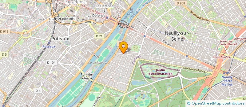 localisation de l'entreprise MONSIEUR M'BARK OUDAOUD à NEUILLY-SUR-SEINE