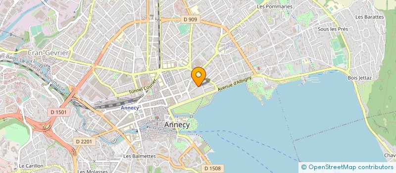 localisation de l'entreprise MONSIEUR M'BAYE DIOP à ANNECY