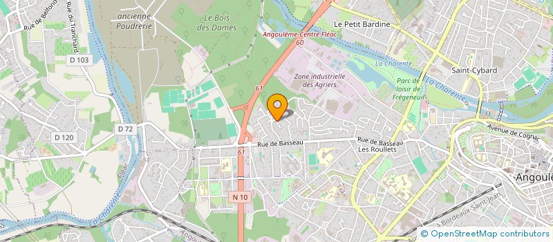 localisation de l'entreprise MONSIEUR M'BAYE GUEYE à ANGOULEME