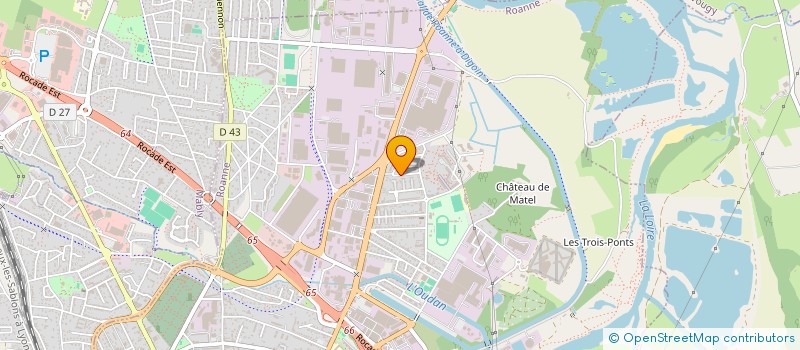 localisation de l'entreprise MONSIEUR M'BAYE M'BOUP  ROANNE