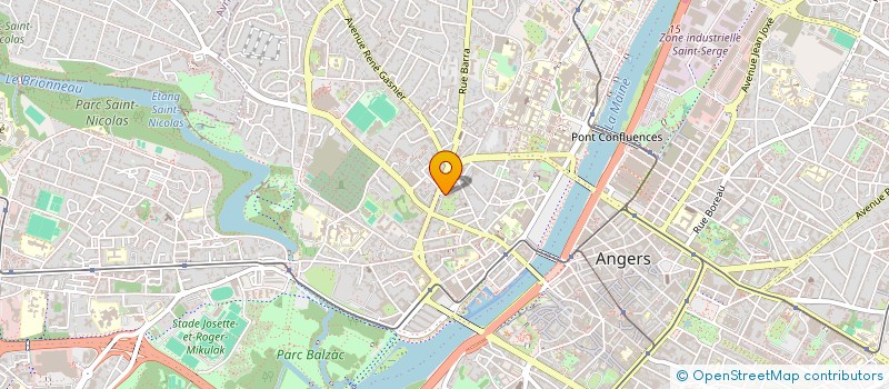 localisation de l'entreprise MONSIEUR M'BEMBA CAMARA à ANGERS