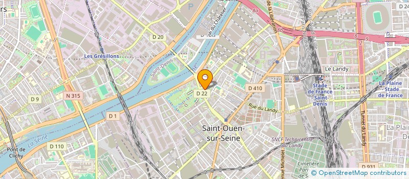 localisation de l'entreprise MONSIEUR M' BEMBA DANSOKO à SAINT-OUEN-SUR-SEINE