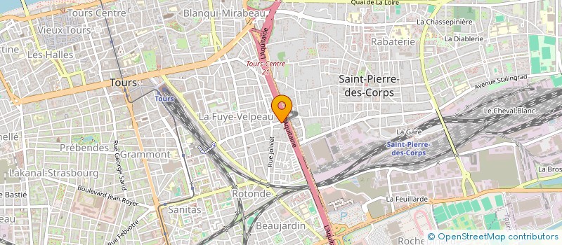 localisation de l'entreprise MONSIEUR M'BEMBA GASSAMA  TOURS