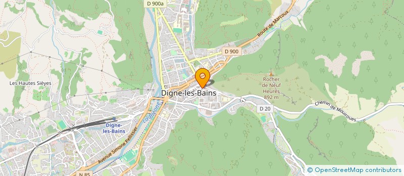 localisation de l'entreprise MONSIEUR M DIAW  DIGNE-LES-BAINS