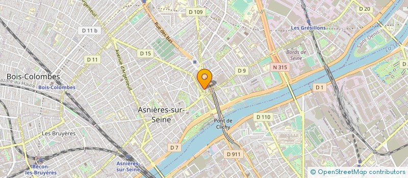 localisation de l'entreprise MONSIEUR M EDKHO à GENNEVILLIERS