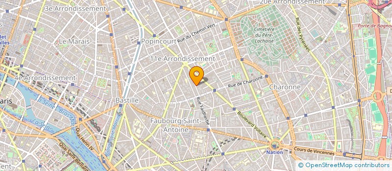 localisation de l'entreprise MONSIEUR M GRINBERG à PARIS