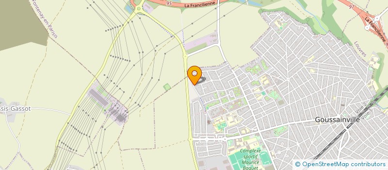 localisation de l'entreprise MONSIEUR M'HAMED ALLITOU  GOUSSAINVILLE