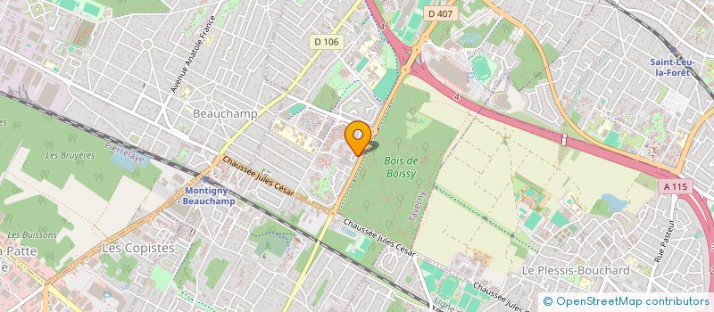 localisation de l'entreprise MONSIEUR M'HAMED BADAOUI  TAVERNY