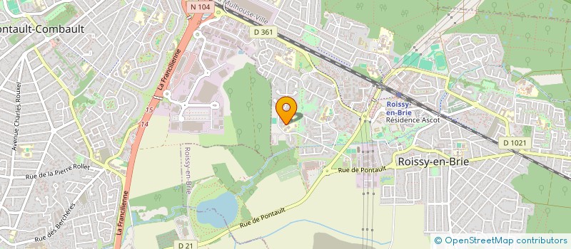 localisation de l'entreprise MONSIEUR M HAMED BAYOU  ROISSY EN BRIE