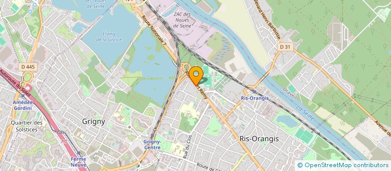 localisation de l'entreprise MONSIEUR M'HAMED BELALIA  RIS-ORANGIS