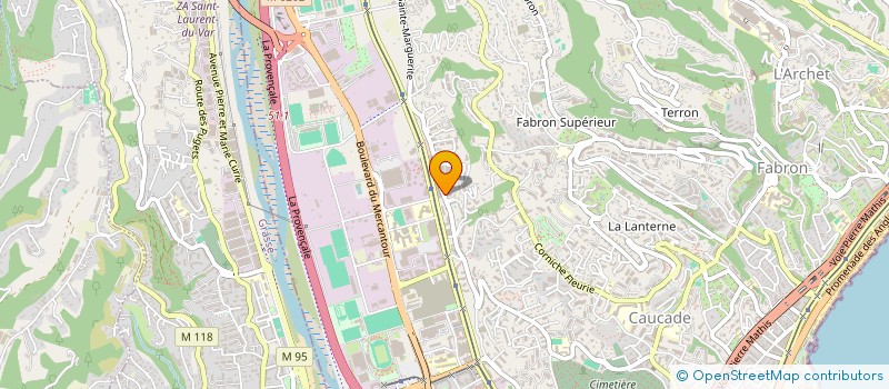 localisation de l'entreprise MONSIEUR M'HAMED BEN MARIEM  NICE