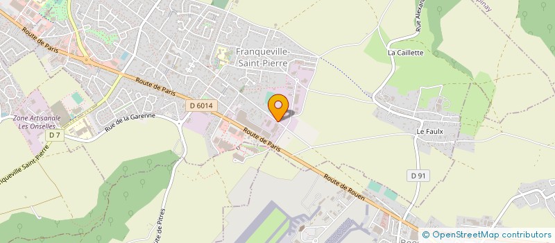 localisation de l'entreprise MONSIEUR M'HAMED BEN MOUSSA  FRANQUEVILLE-SAINT-PIERRE