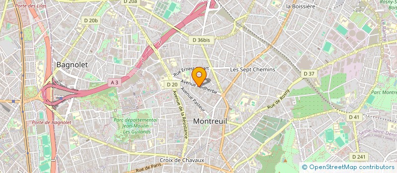 localisation de l'entreprise MONSIEUR M'HAMED BENBELKASSE à MONTREUIL