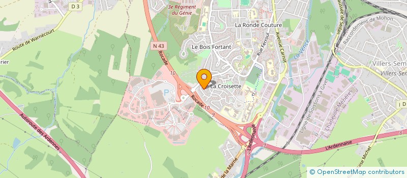 localisation de l'entreprise MONSIEUR M'HAMED BENSAHA  CHARLEVILLE-MEZIERES