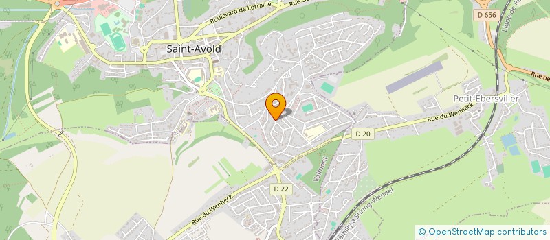 localisation de l'entreprise MONSIEUR M HAMED BOUGRAM  ST AVOLD