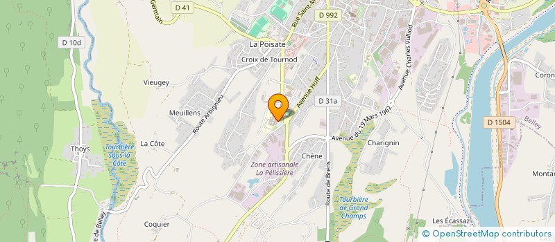 localisation de l'entreprise MONSIEUR M HAMED DAHMANE  BELLEY