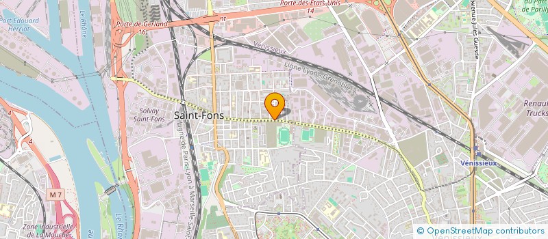 localisation de l'entreprise MONSIEUR M'HAMED DASSA  SAINT-FONS