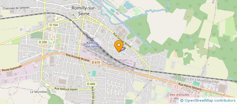 localisation de l'entreprise MONSIEUR M'HAMED DJOURA  ROMILLY-SUR-SEINE