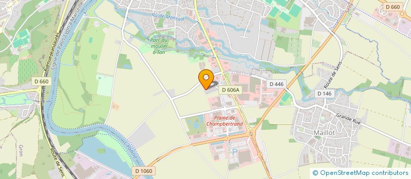 localisation de l'entreprise MONSIEUR M'HAMED EL BAIOUI  SENS