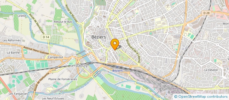 localisation de l'entreprise MONSIEUR M'HAMED EZZOFRI à BEZIERS