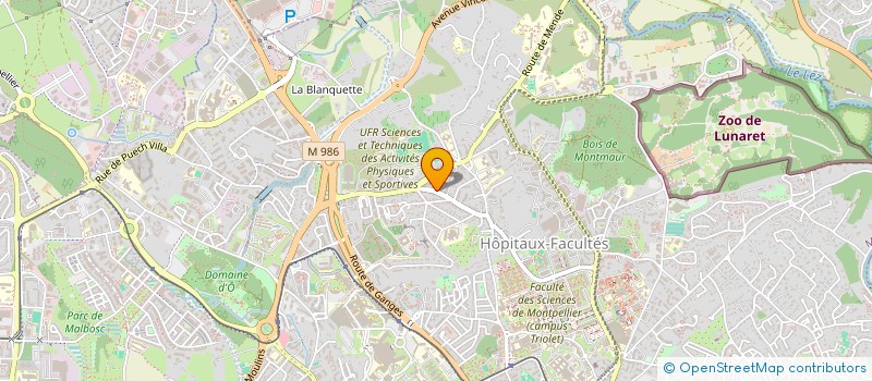 localisation de l'entreprise MONSIEUR M HAMED HAJJAJ à MONTPELLIER