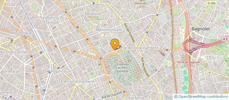 localisation de l'entreprise MONSIEUR M'HAMED HAMAD  PARIS