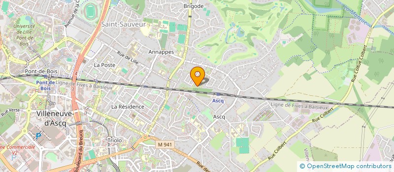 localisation de l'entreprise MONSIEUR M'HAMED HEIDI BOUGUERBA  VILLENEUVE-D'ASCQ