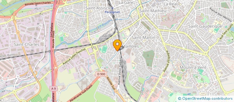 localisation de l'entreprise MONSIEUR M'HAMED KABOURI  PERPIGNAN